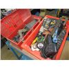 Image 1 : Mastercraft Toolbox and Red Bin full of Assorted Tools