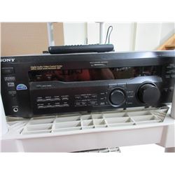 Sony Reciever STR-DE445 / Powers on / AS-IS do not know if evrything works