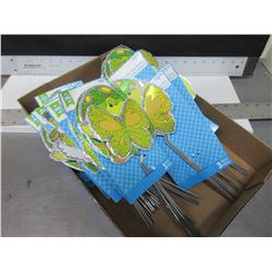 Easter is Coming! / Holographic Path Markers for Easter EGG Hunts / 20packs