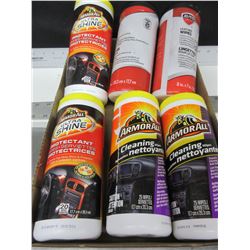 Car Care Products / Armor All Protectant Wipes - Leather Wipes / Cleaning wipes