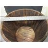 Image 2 : Wood Plant Pot 14 high x 17 1/2 across at top