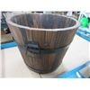 Image 1 : Wood Plant Pot 12 high x  14 1/2across at top