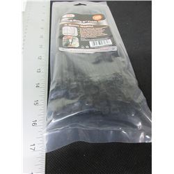 New pack of 100 Heavy Duty Cable/Zipties 8" / black