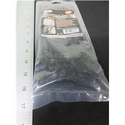New pack of 100 Heavy Duty Cable/Zipties 8"/ black
