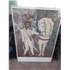 Image 1 : Diego Rivera framed print / 27 x 39