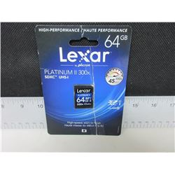 Lexar 64gb Platinum ll 300x 45mb's