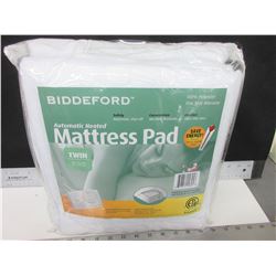 New Twin Automatic Heated Mattress Pad / auto shut off / machine wash