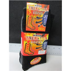 3 New Pairs of WinterThermal Socks / -25 / fits shoe size 7 - 13