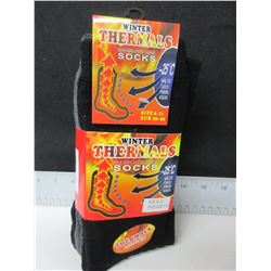 3 New Pairs of WinterThermal Socks / -25 / fits shoe size 7 - 13