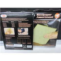 2 Cases of Sandpaper / 40 sheets per case / Assorted grits / 60-100-150-240