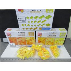 3 New Building Block Sets / 250 pieces per box / Same as LEGO works with Lego