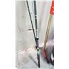 Image 2 : GREEN FISHING ROD AND REEL