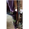 Image 2 : 2 PAIRS OF SKIS - CROSS COUNTRY AND K2, AND PAIR OF SKI POLES