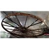 Image 2 : LARGE METAL WAGON WHEEL