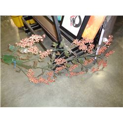 METAL FLOWER WALL ART