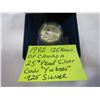 Image 2 : 1992 125TH ANNIVERSARY OF CANADA 25C PROOF SILVER YUKON .925 SILVER