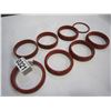 Image 2 : 8 CINNABAR BANGLES