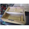 Image 2 : DOVE TAILED WOOD TOOL BOX