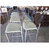 Image 3 : 8 MATCHING BAR STOOLS