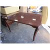 Image 2 : MODERN ROLLING MAHOGANY TABLE