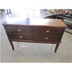 4 DRAWER MAHOGANY FINISH SERVER