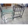 Image 2 : SMALL METAL SHELF AND END TABLE
