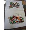 Image 2 : FOLDER OF FIRST NATIONS PRINTS BY JOHN NELSON 25PCS