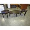 Image 1 : COFFEE TABLE AND TWO ENDTABLES