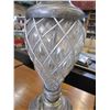 Image 2 : SILVER METAL AND GLASS TABLE LAMP