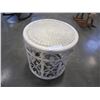 Image 1 : WHITE WICKER END TABLE