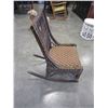 Image 2 : WICKER ROCKING CHAIR