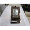 Image 1 : ANTIQUE WOOD AND BRASS JEWELERY BOX W/ FOLD OUT MIRROR