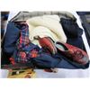 Image 2 : VINTAGE SUITCASE, VINTAGE CHILDRENS DRESS CLOTHES, AND CAKE DECORATOR SET