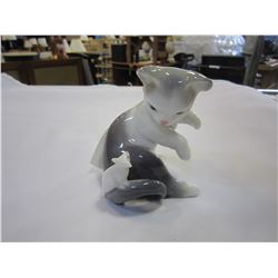 LLADRO CAT AND MOUSE FIGURE