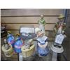 Image 2 : LOT OF CERAMIC FIGURINES, 2 JEWELLERY DISHSES, AND CRYSTAL BOWL