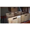 Image 2 : 4 WOODEN CRATES