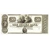 1800's $50 The Sussex Bank, Newton, NJ Obsolete Bank Note