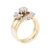 Image 4 : 1.34 ctw Diamond Ring - 14KT Yellow And White Gold