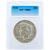 Image 1 : 1928 $1 Peace Silver Dollar Coin ICG MS63