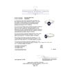 Image 5 : 1.59 ctw Sapphire and Diamond Ring - 18KT White Gold