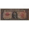 1923 $1 Red Seal Legal Tender United States Large Note