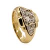 Image 4 : 0.70 ctw Diamond Ring - 14KT Yellow And White Gold