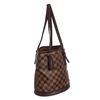 Image 2 : Louis Vuitton Damier Ebene Canvas Leather Bucket Marais PM Bag