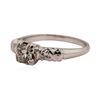 0.50 ctw Diamond lady's Vintage Wedding Ring - 14KT White Gold