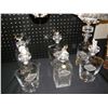 Image 1 : 6 Decanter Set w/ 3-D Tops