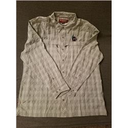 Simms Stone Cold Olive Plaid w/ ADBSS Logo