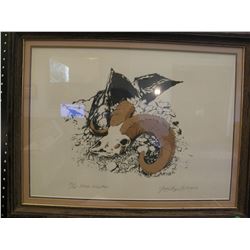 Framed Picture - Hard Winter by Joyce Gage (70/75)
