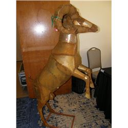 Metal Rearing Bighorn