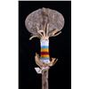 Image 2 : Sioux Beaded Stone Head War Club c. 1900-