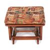 Image 8 : Towne Square Oak Glider Rocking Chair w/ Footstool